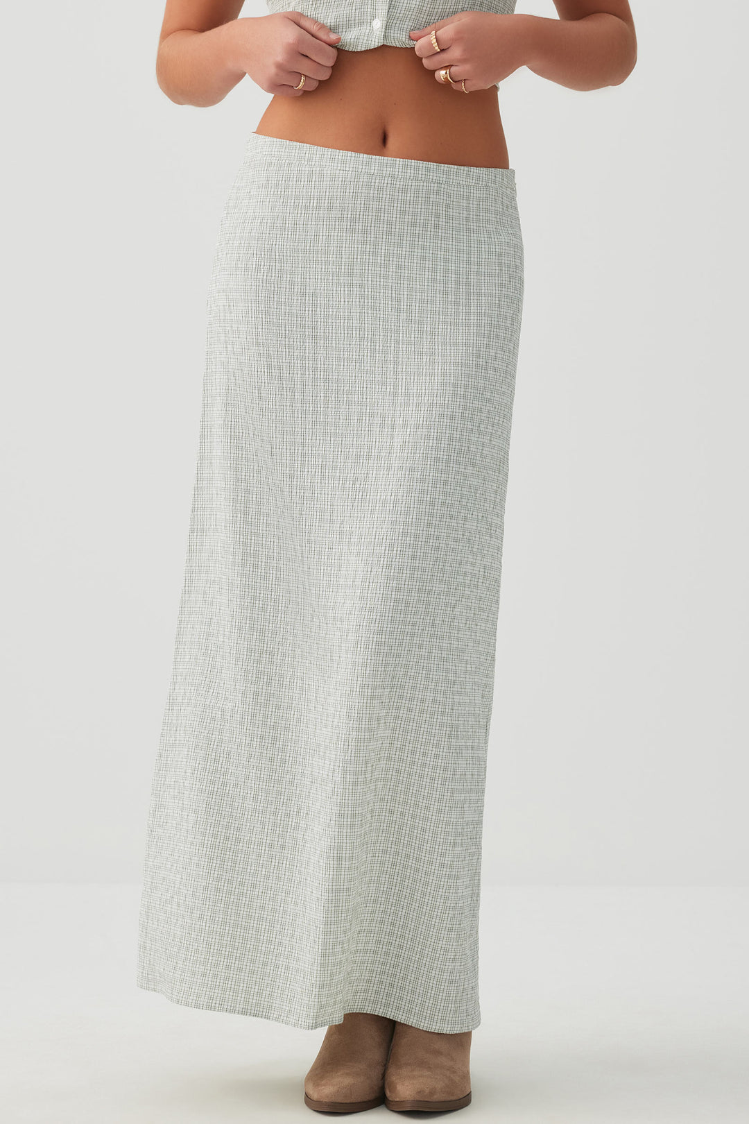 Straight Fit Maxi Skirt