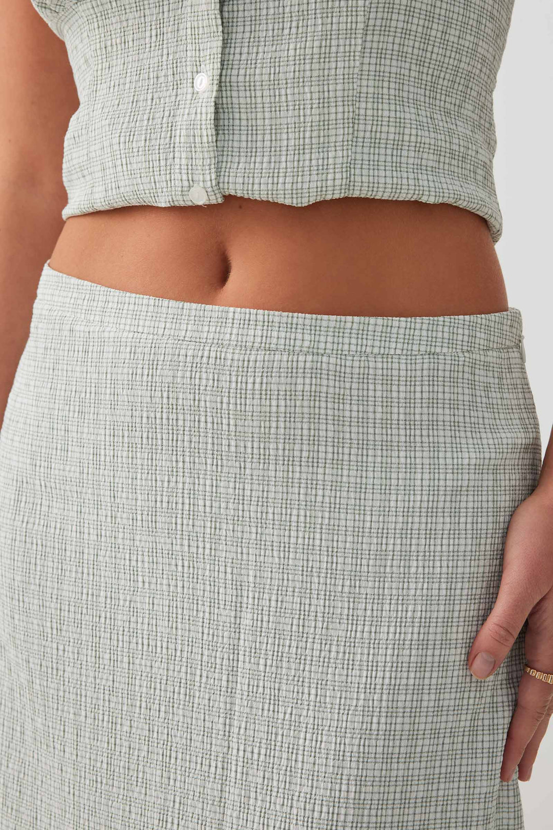 Straight Fit Maxi Skirt