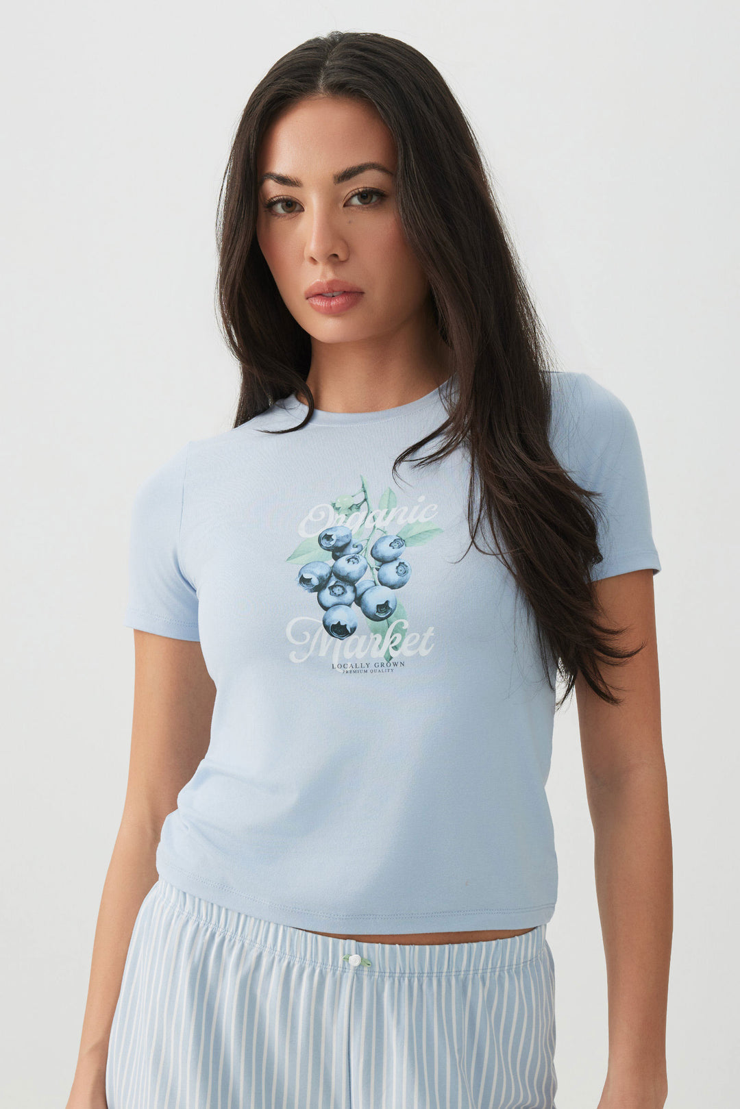 HUSHKNIT Graphic PJ Top