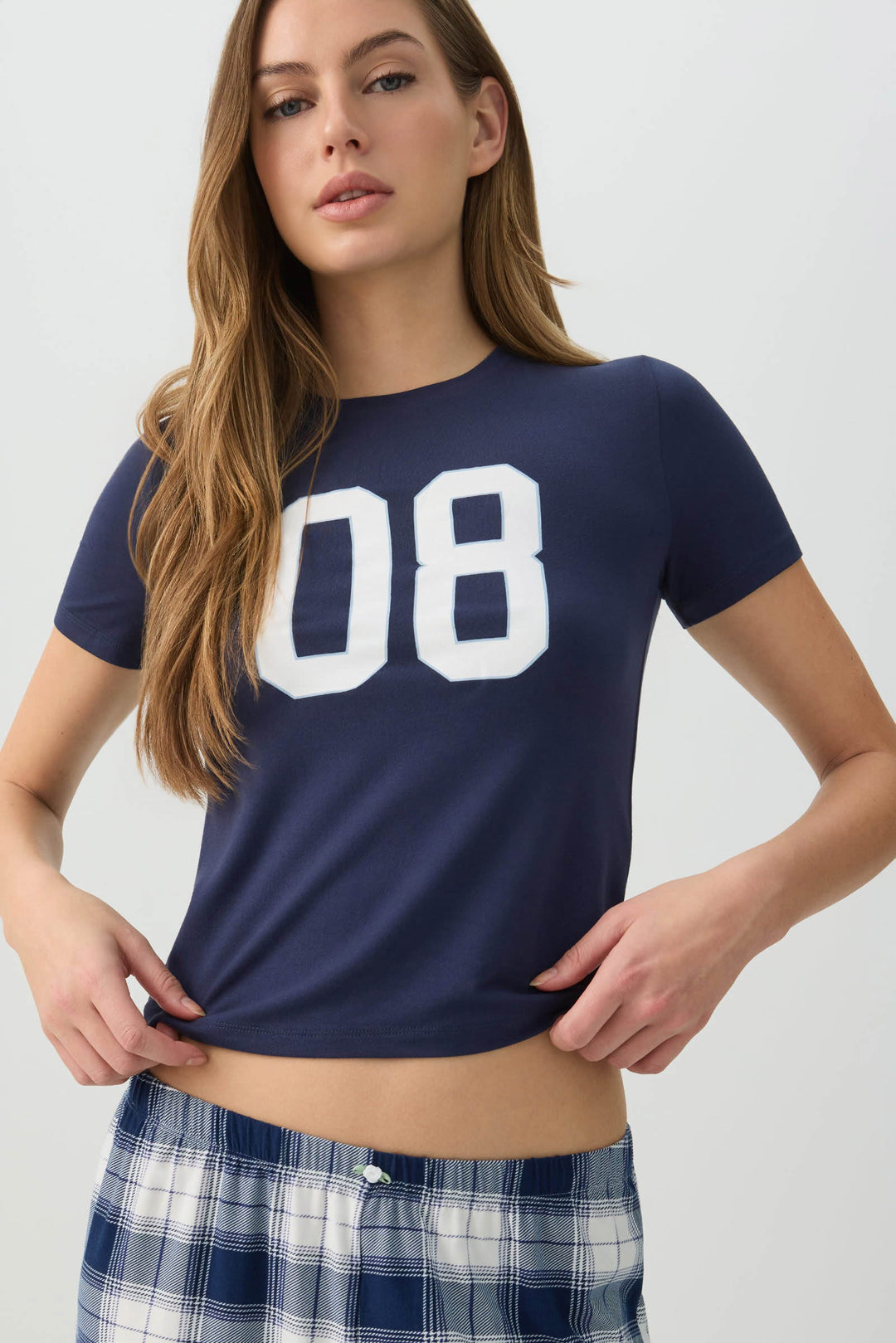 HUSHKNIT Graphic PJ Top