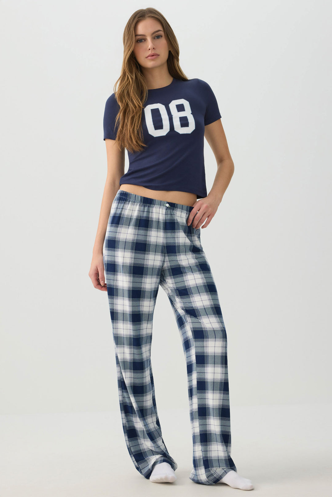 HUSHKNIT Graphic PJ Top