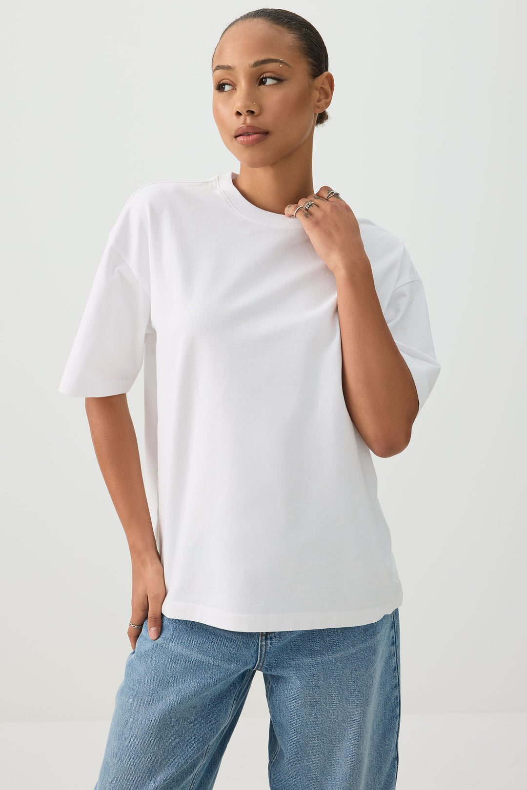 Basic Oversized Short Sleeve T-Shirt