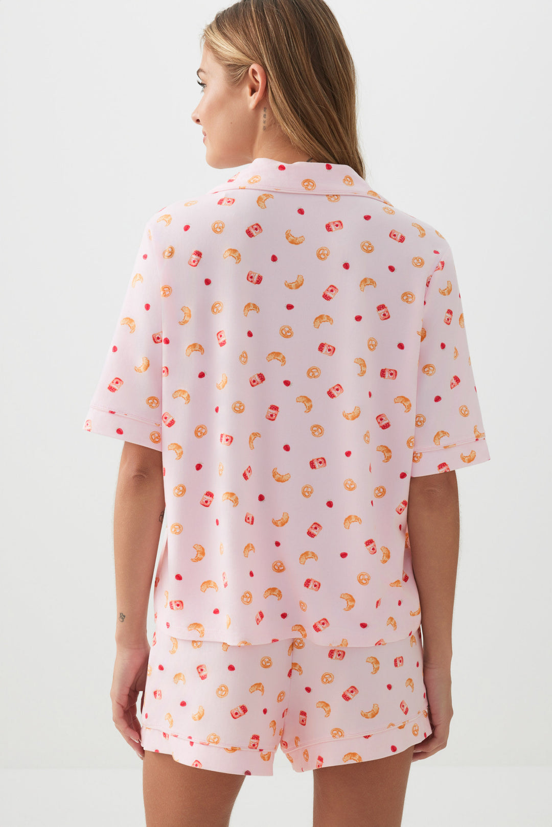 HUSHKNIT Notch Collar PJ Set