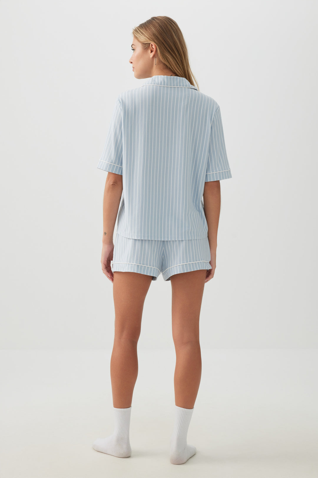 HUSHKNIT Notch Collar PJ Set