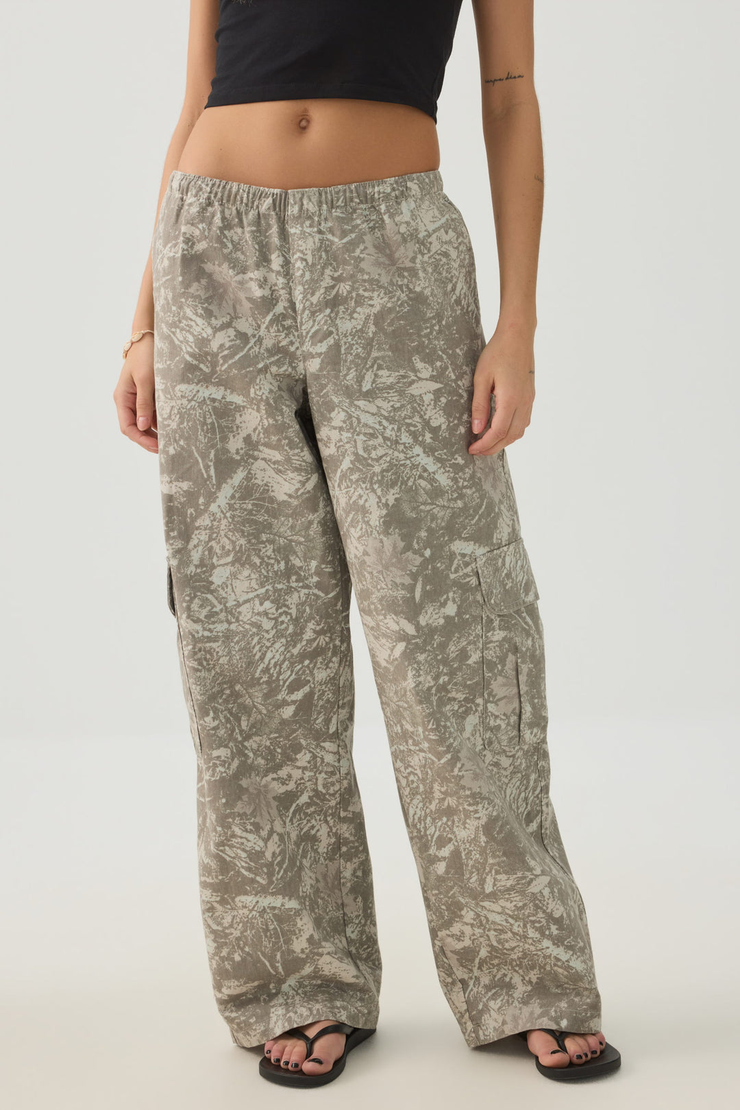 Cotton Woven Cargo Pants