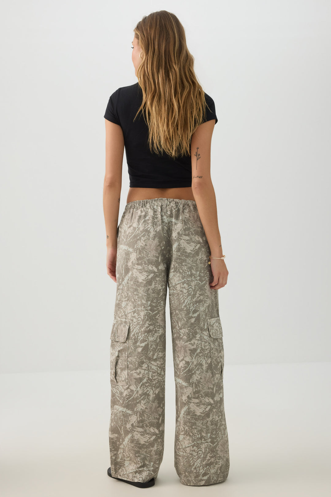 Cotton Woven Cargo Pants
