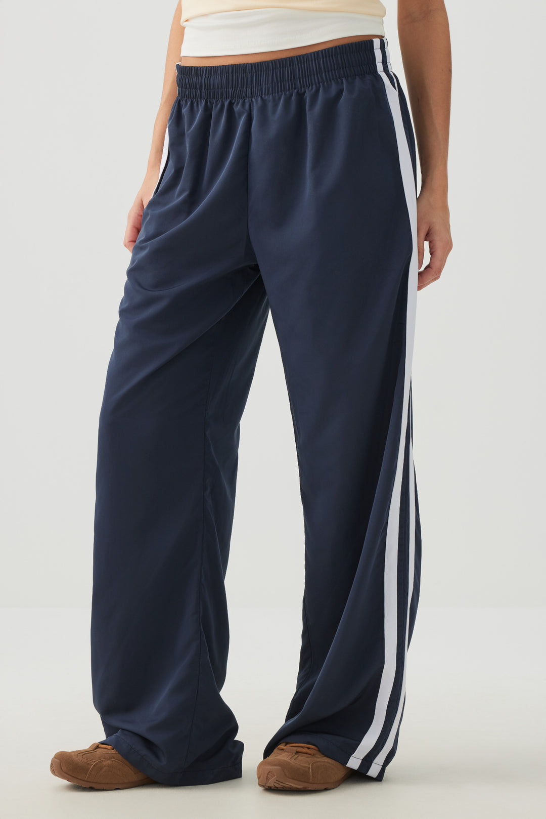 Track Pants with Stripes