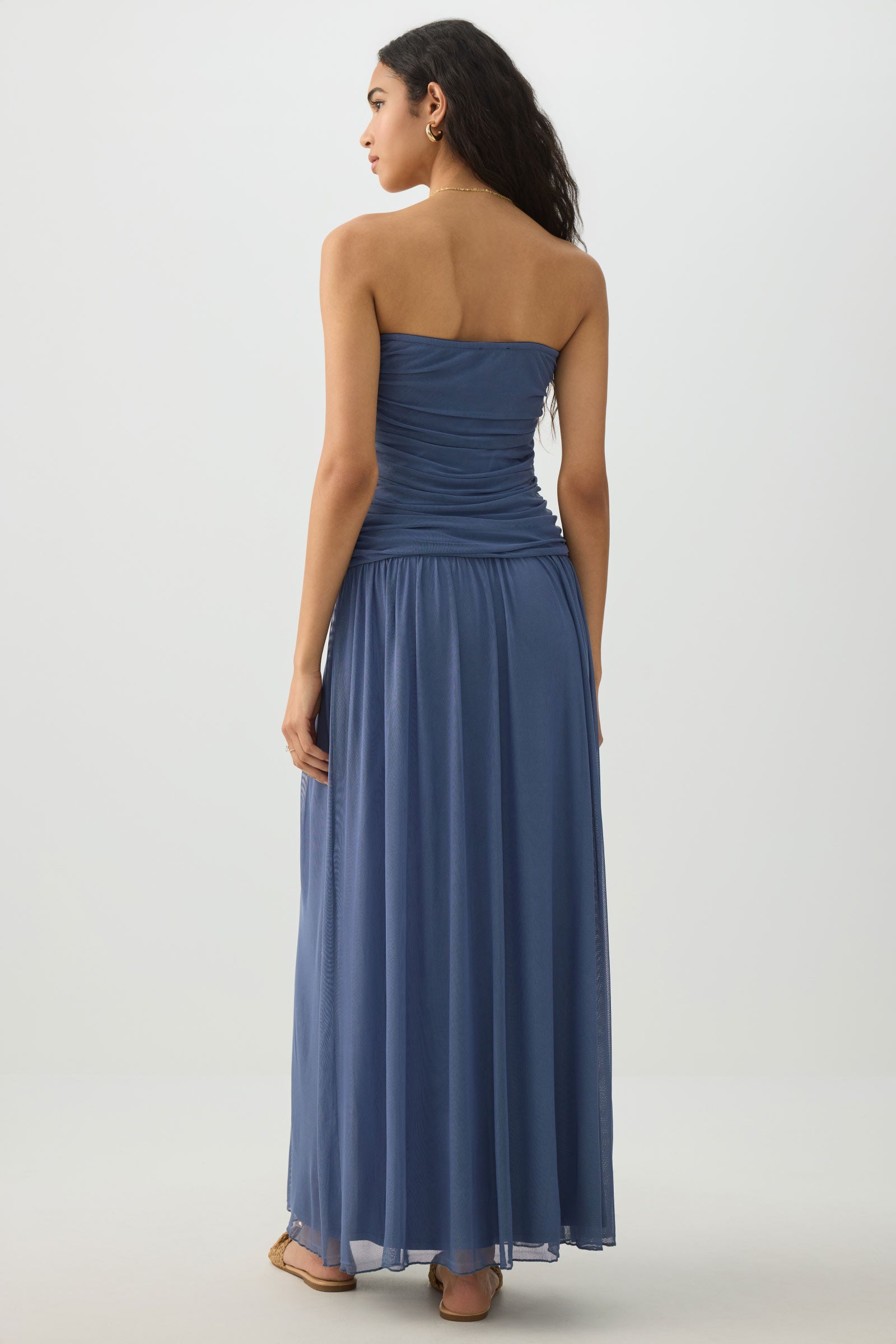 Dropped Waist Mesh Tube Dress – Ardene