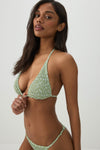 High Apex Triangle Bikini Top