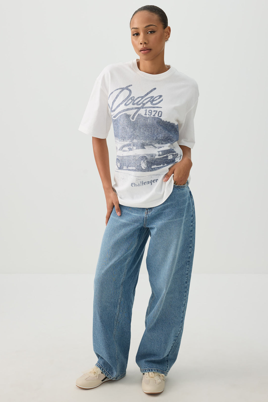 Oversized Dodge Challenger T-Shirt