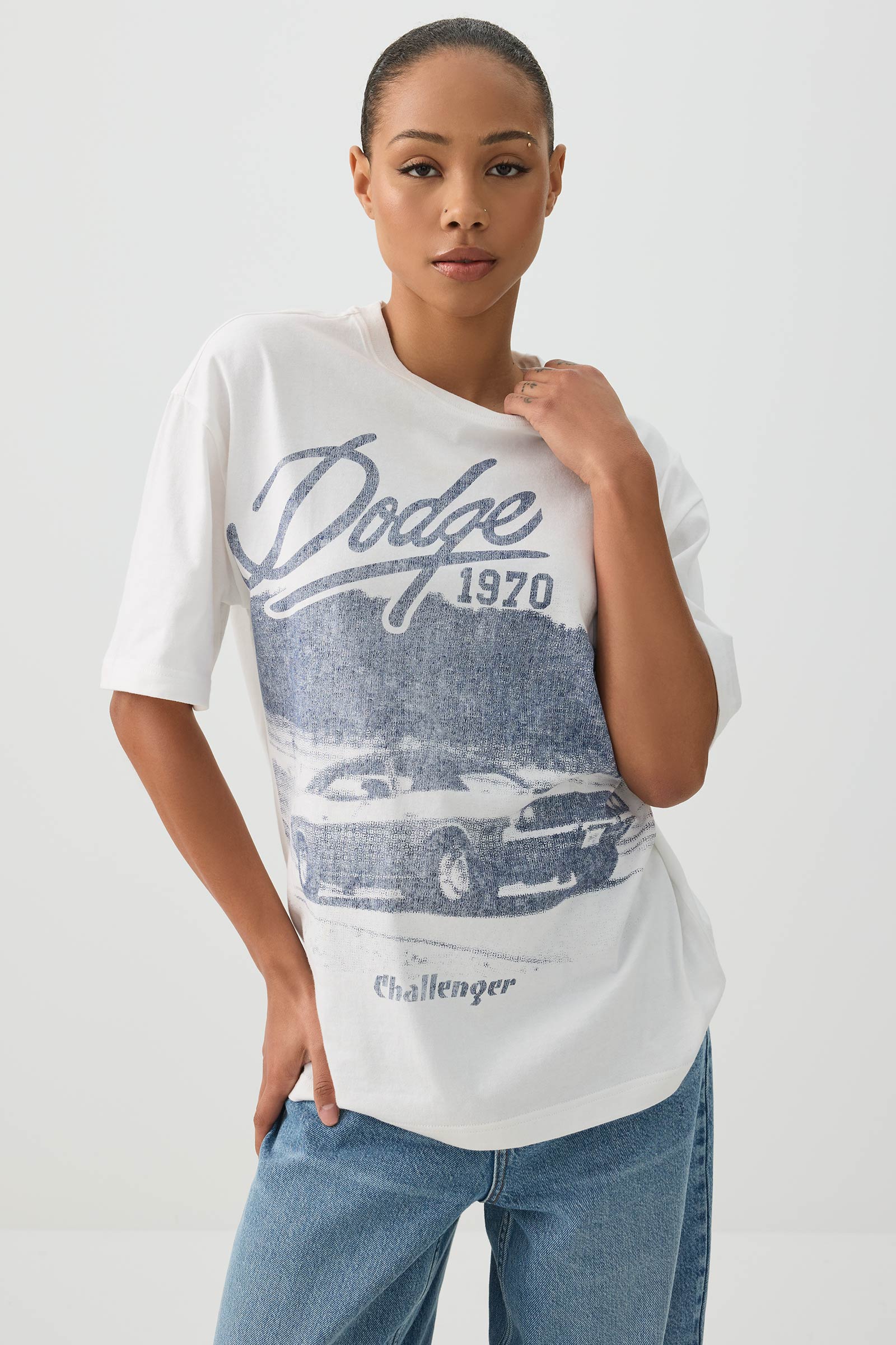 Oversized Dodge Challenger T-Shirt – Ardene