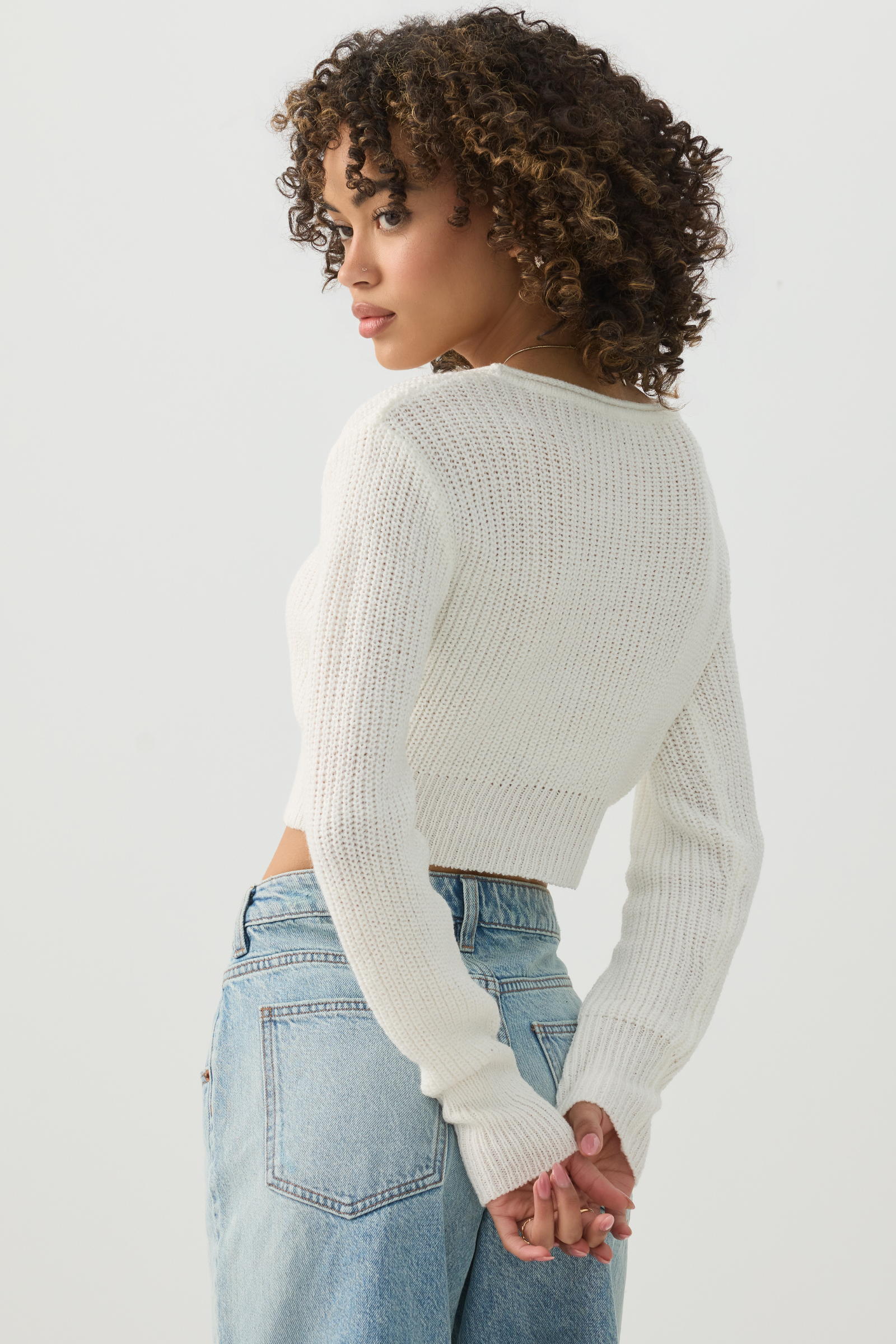 Crop V-Neck Cardigan – Ardene