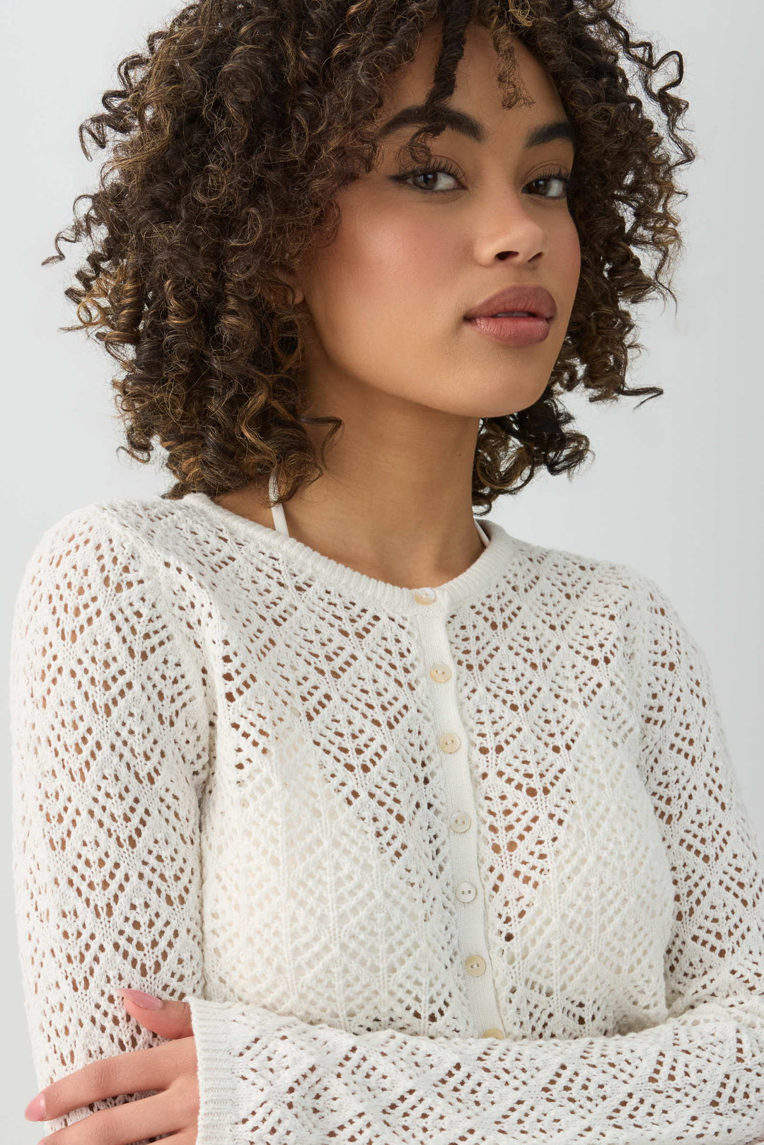 Open Stitch Cardigan