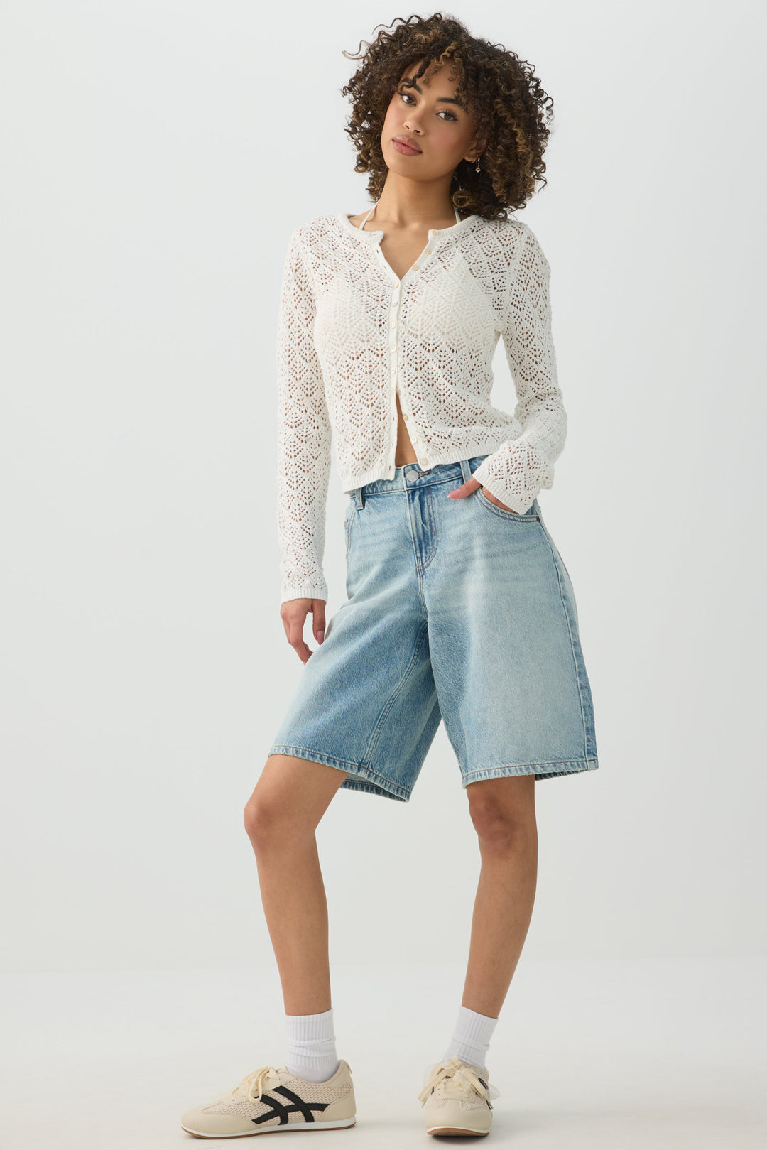 Open Stitch Cardigan