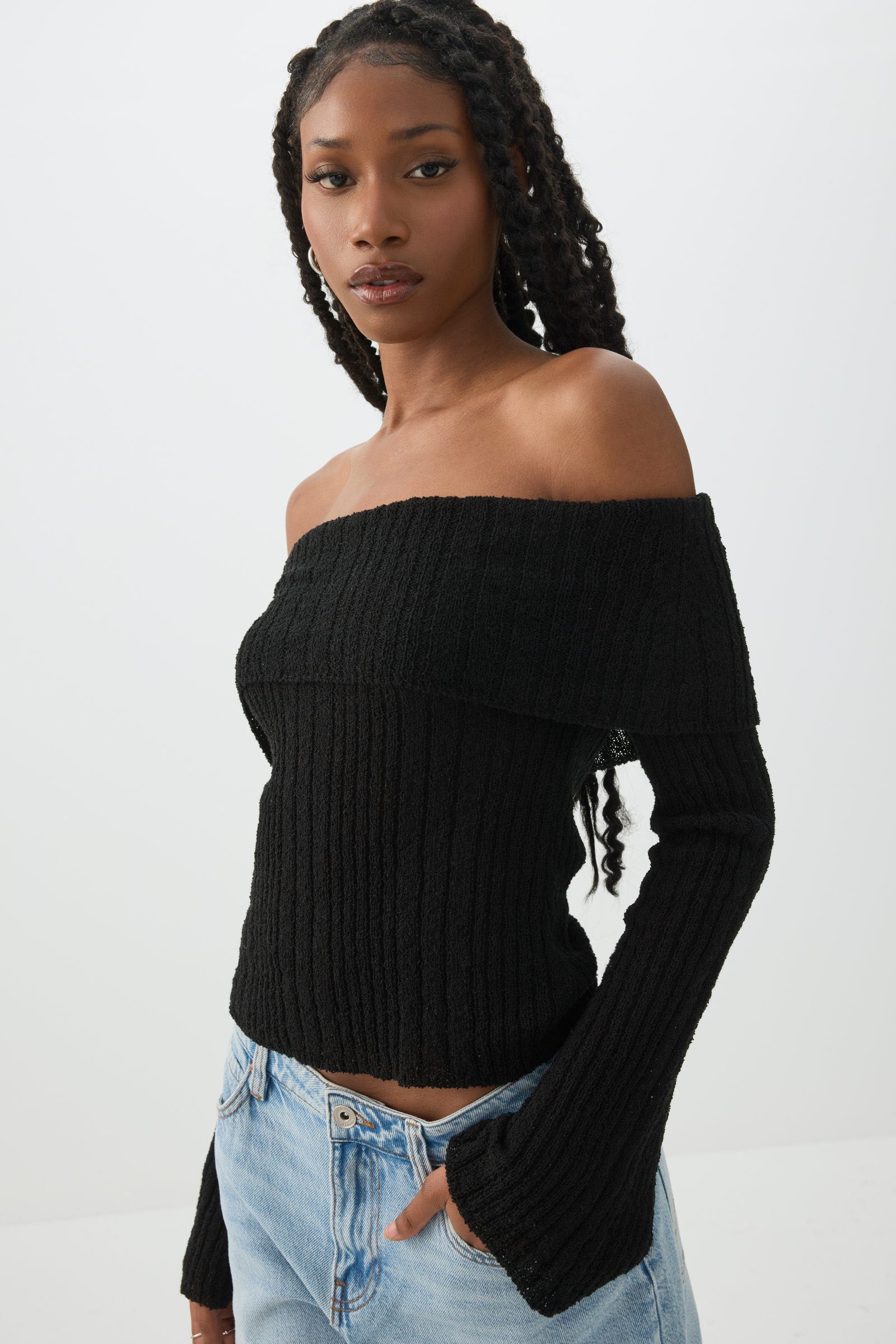Off Shoulder Sweater – Ardene