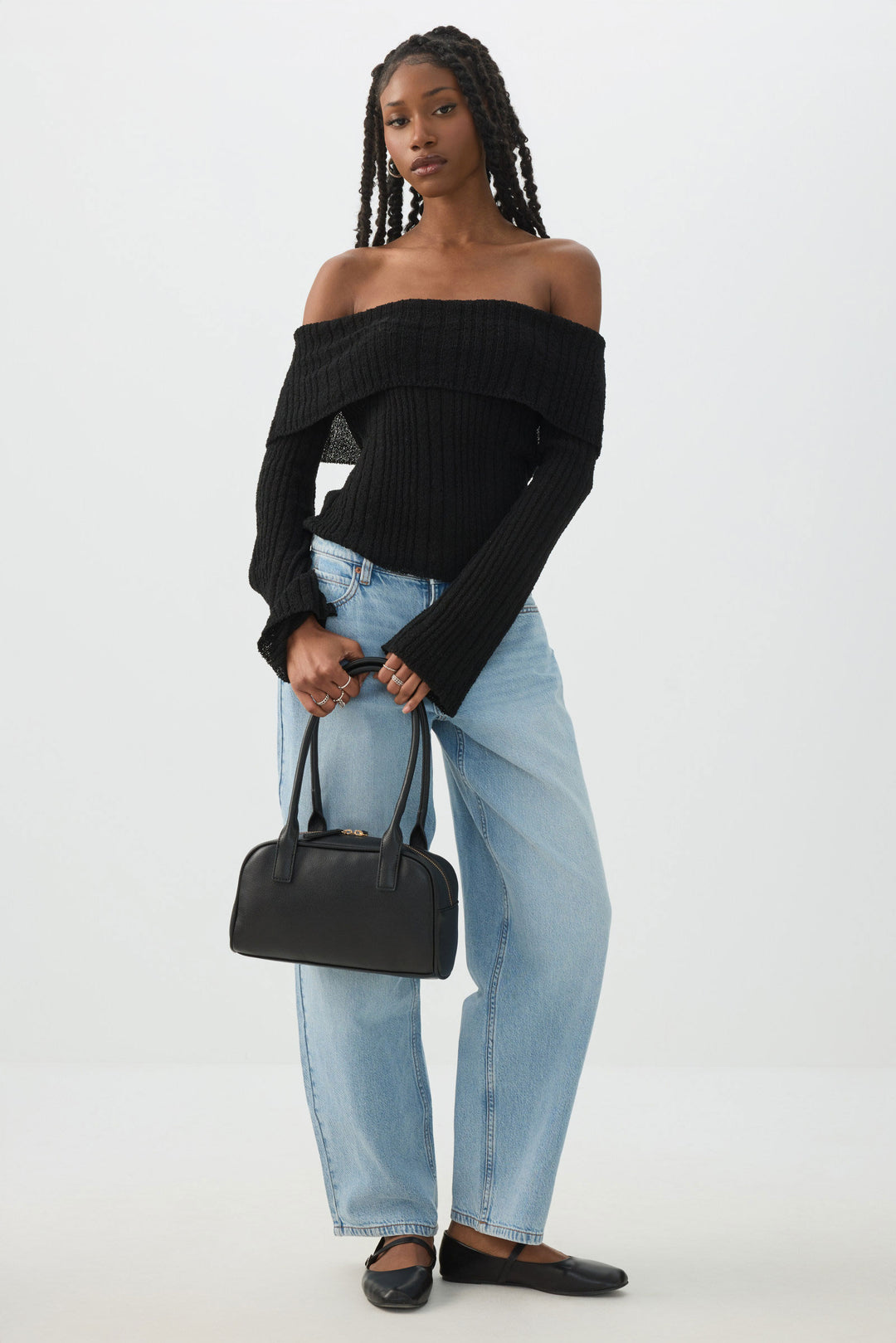 Off Shoulder Sweater