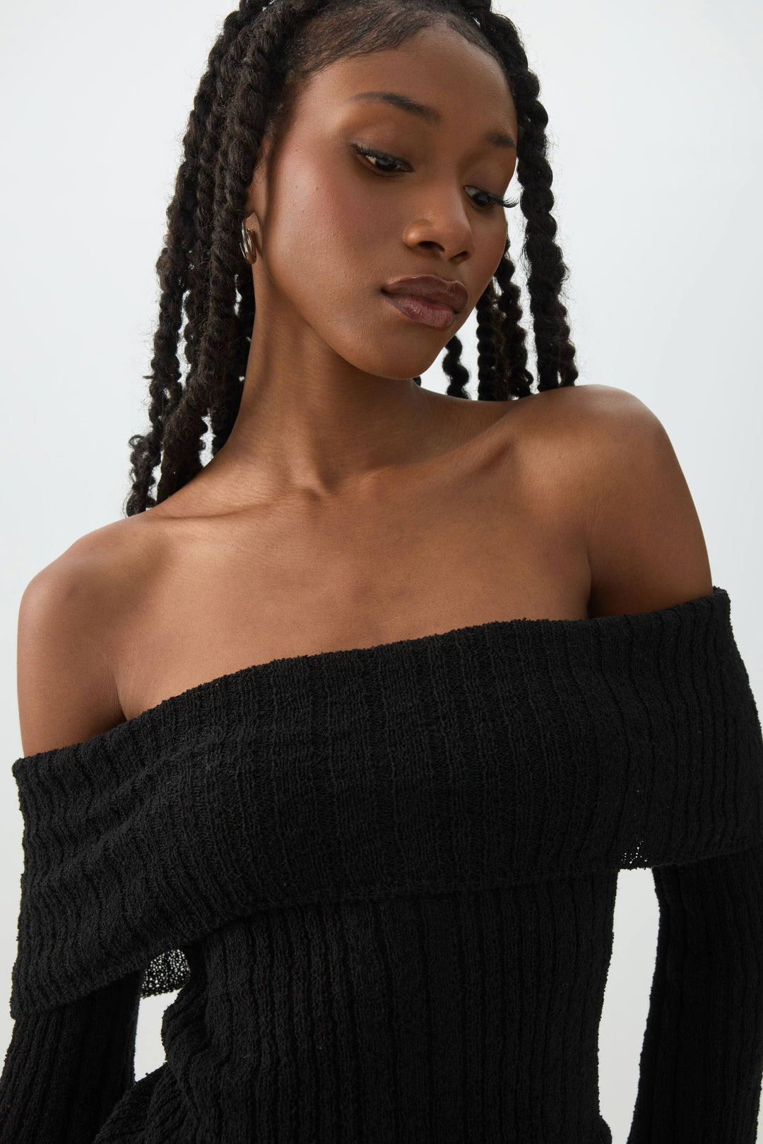 Off Shoulder Sweater