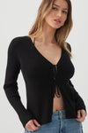 Tie Front Cardigan