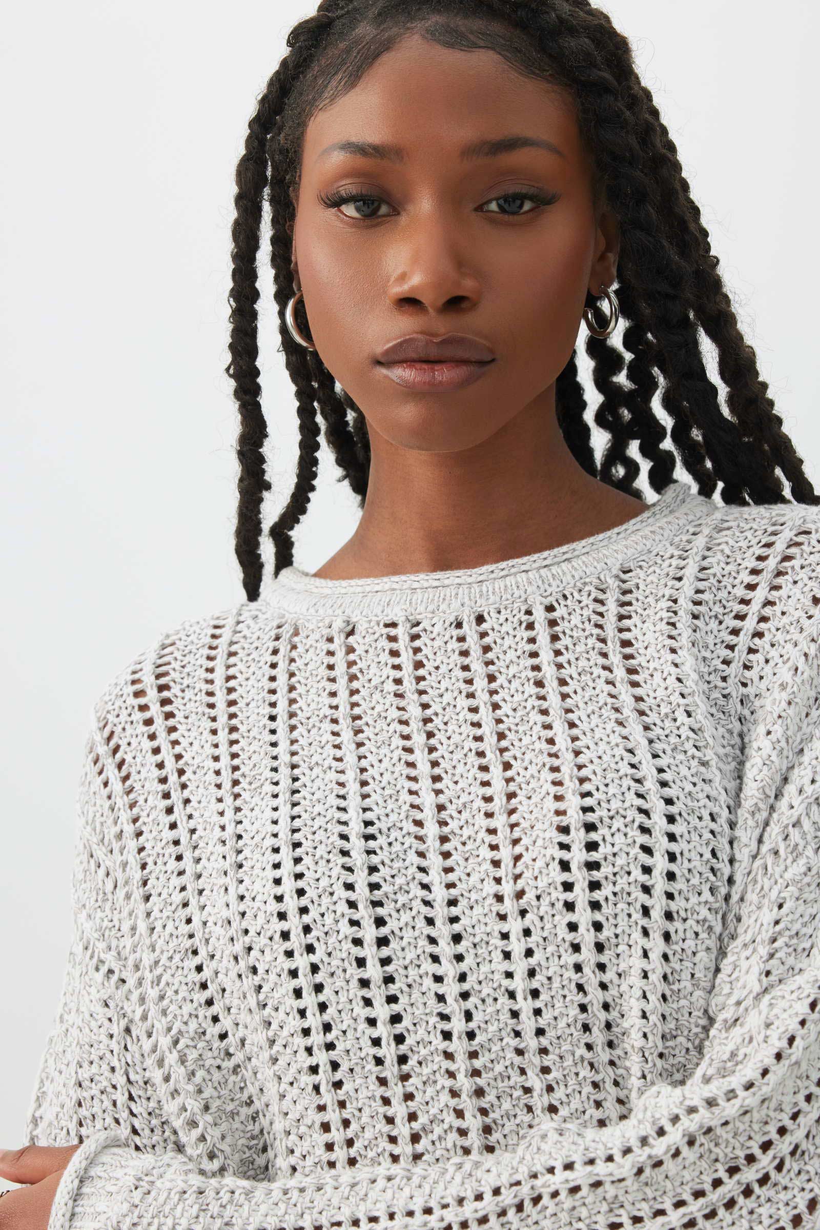Open Stitch Crew Neck Sweater – Ardene