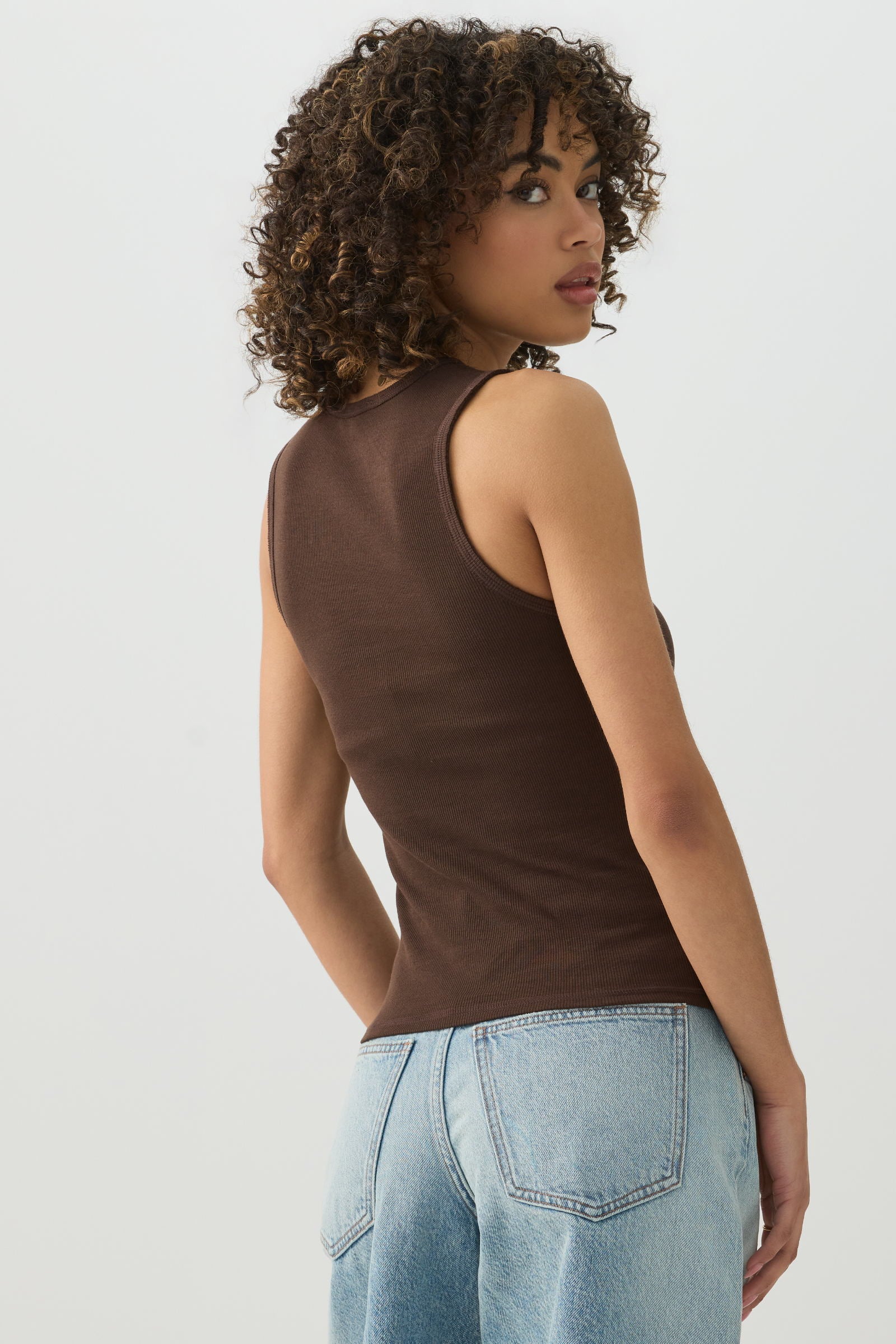 Printed High Neck Tank Top – Ardene