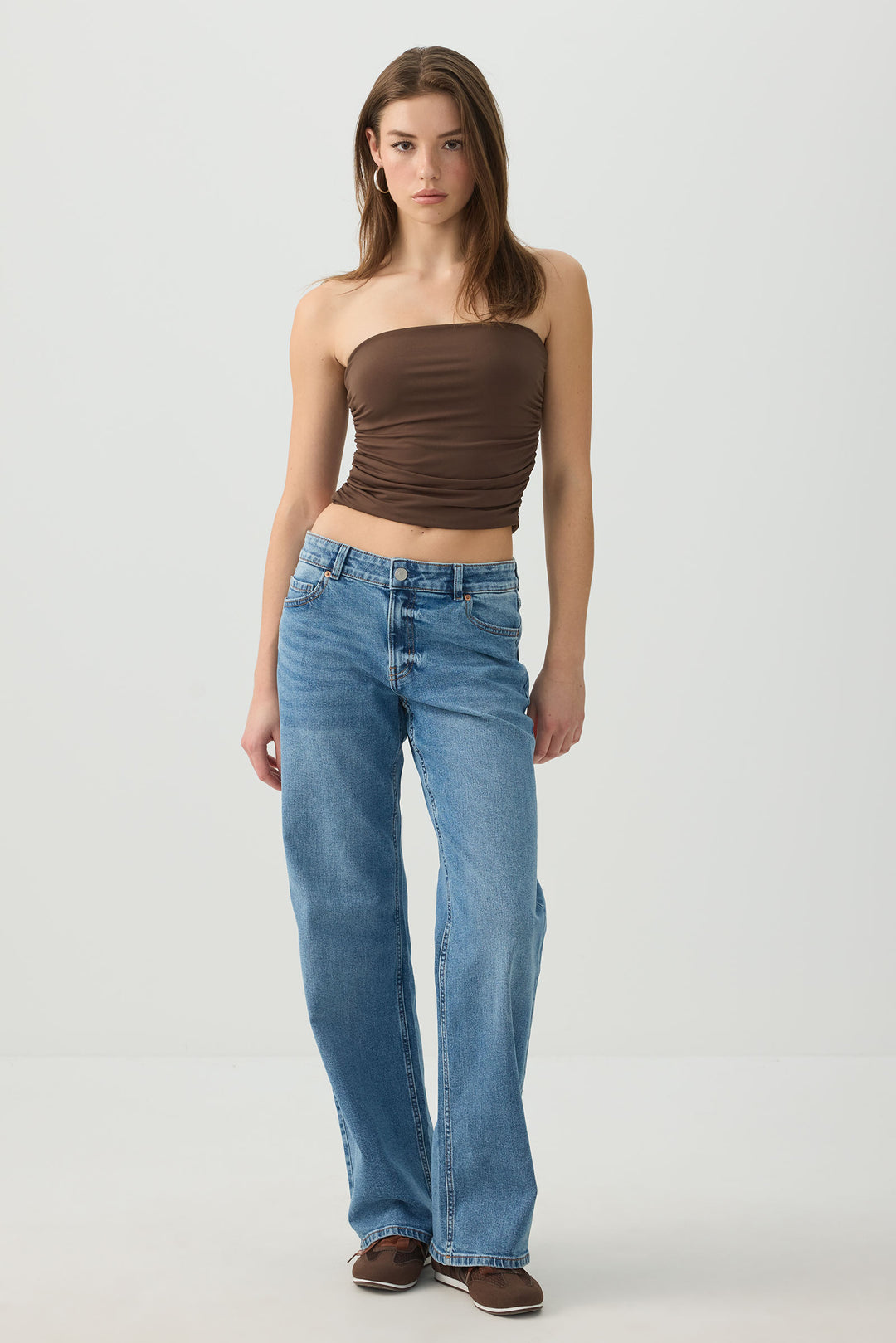 Ruched Tube Top