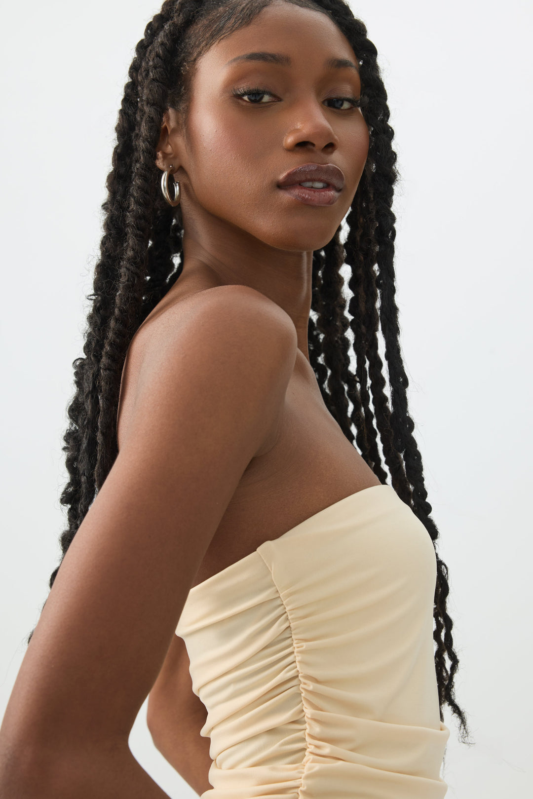 Ruched Tube Top