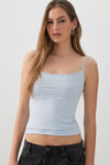 Camisole à bretelles ajustables très douce Basic