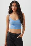Camisole courte à bretelles ajustables Basic
