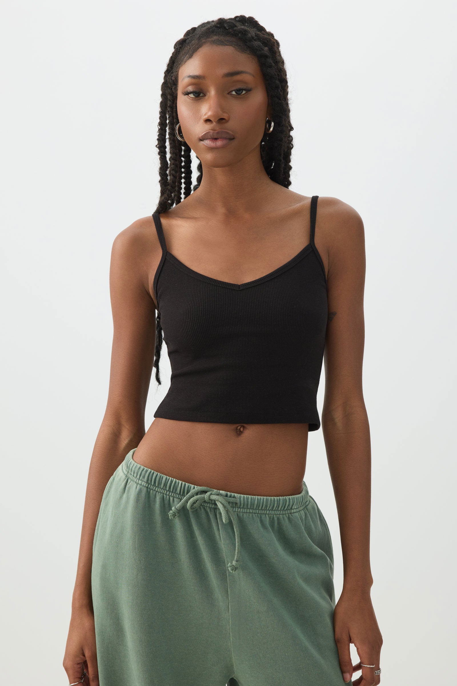 Basic Crop Tank Top with Adjustable Straps – Ardene