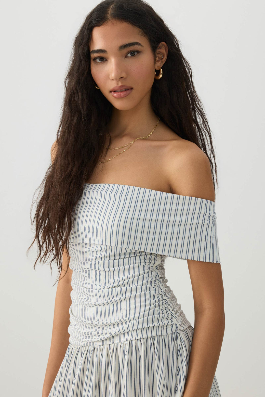 Off Shoulder Midi Dress