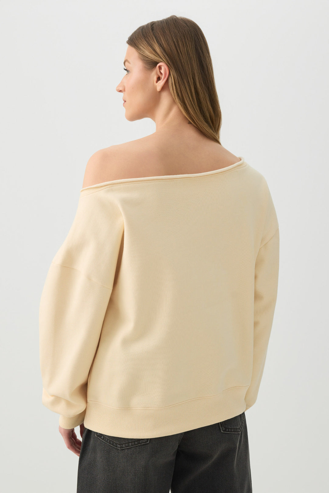 Off Shoulder Sweatshirt