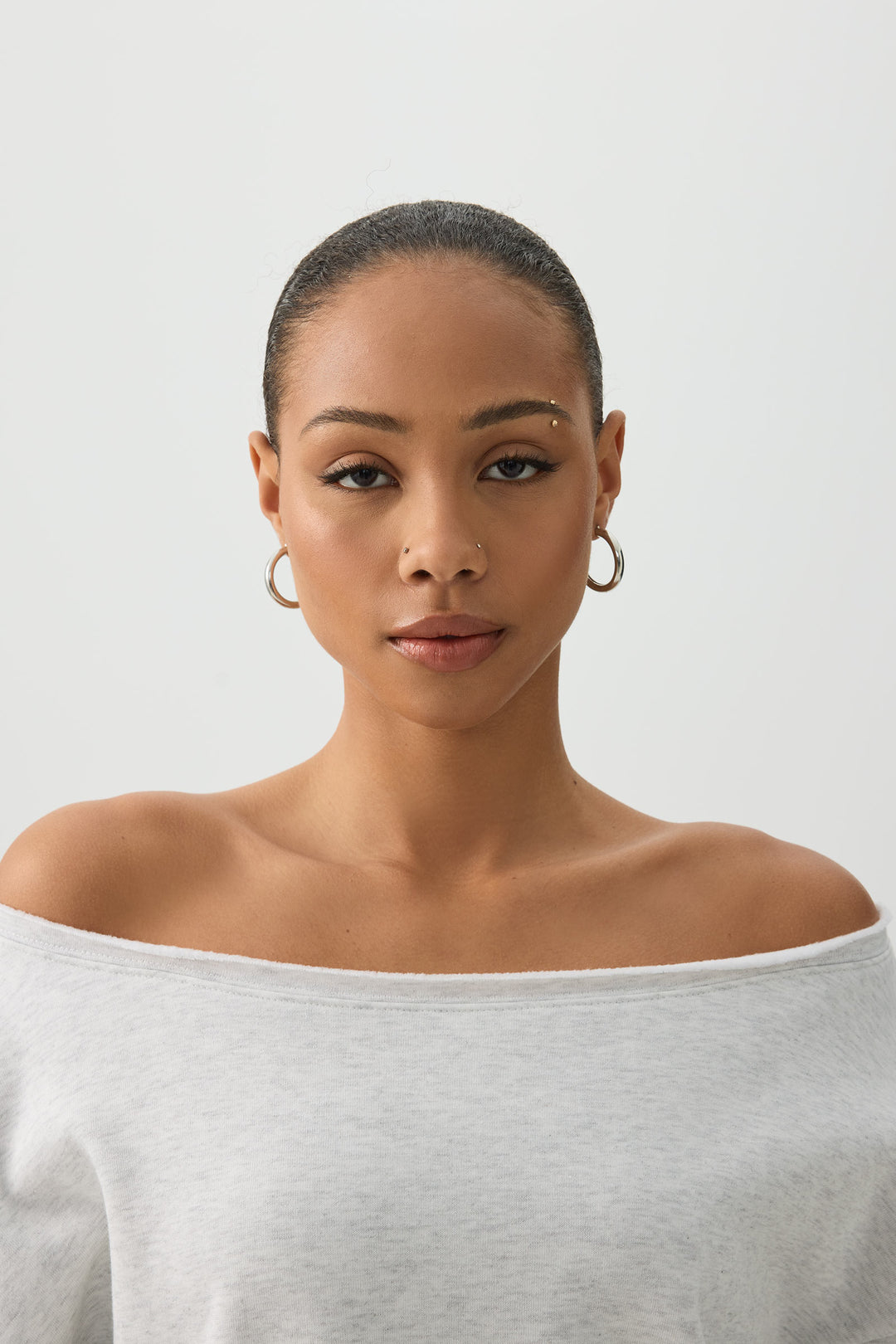 Off Shoulder Sweatshirt