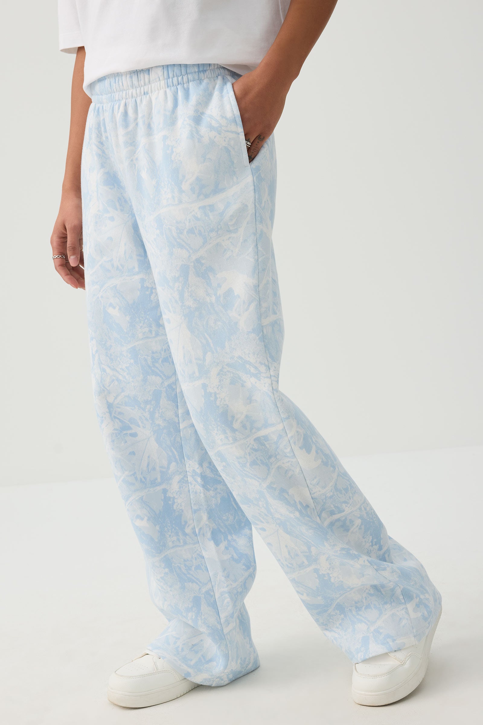 Blue Camo Wide Leg Sweatpants – Ardene