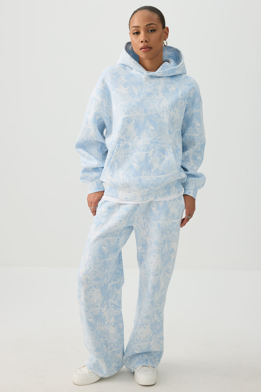 Blue Camouflage Hoodie