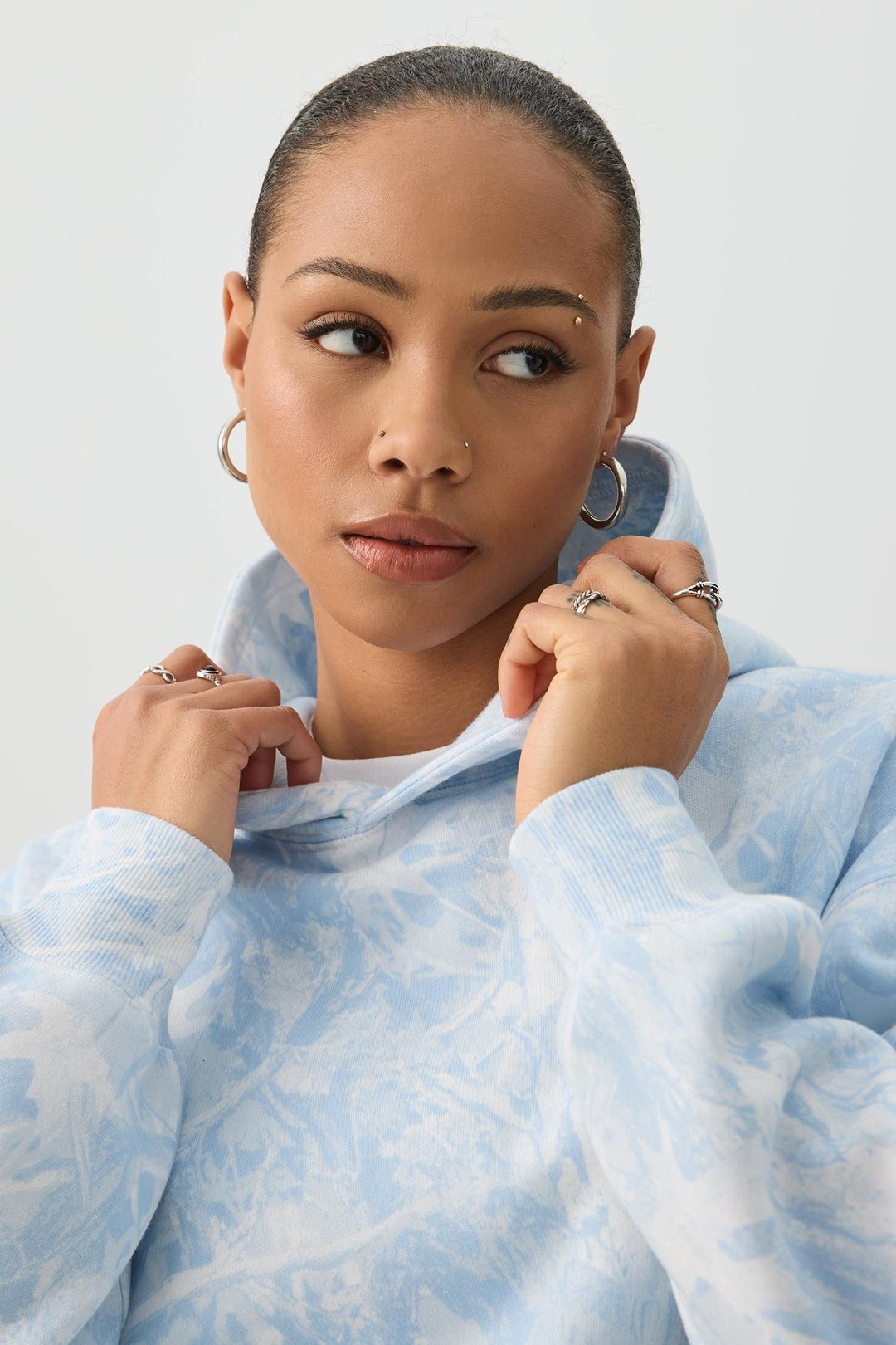 Blue Camouflage Hoodie