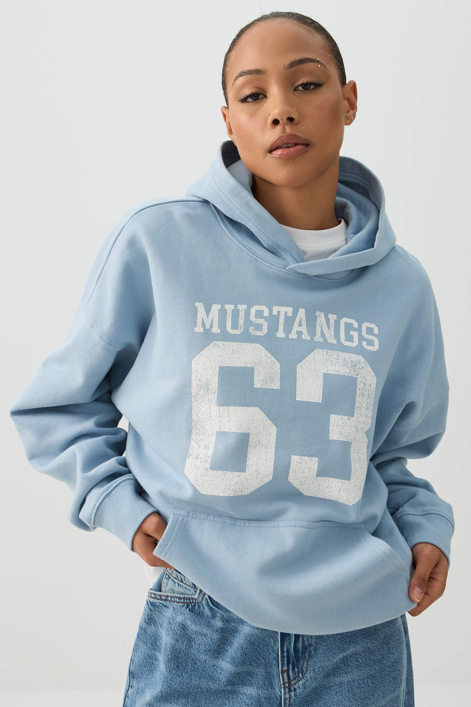 トップス BIO WEAR HEAVY WEIGHT FADED HOODIE M Washed Graphic Hoodie – Ardene