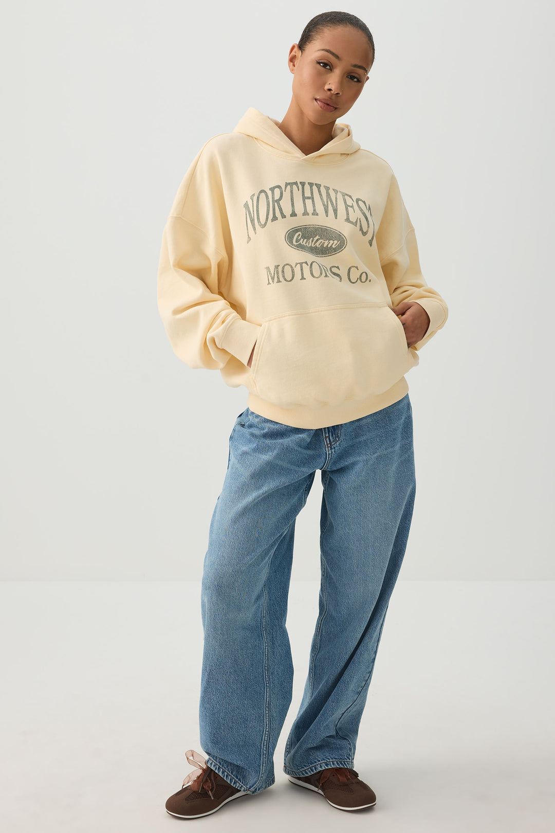 Washed Graphic Hoodie