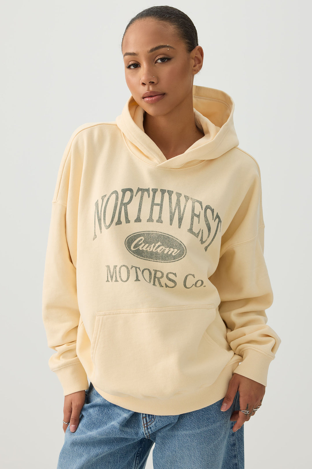 Washed Graphic Hoodie