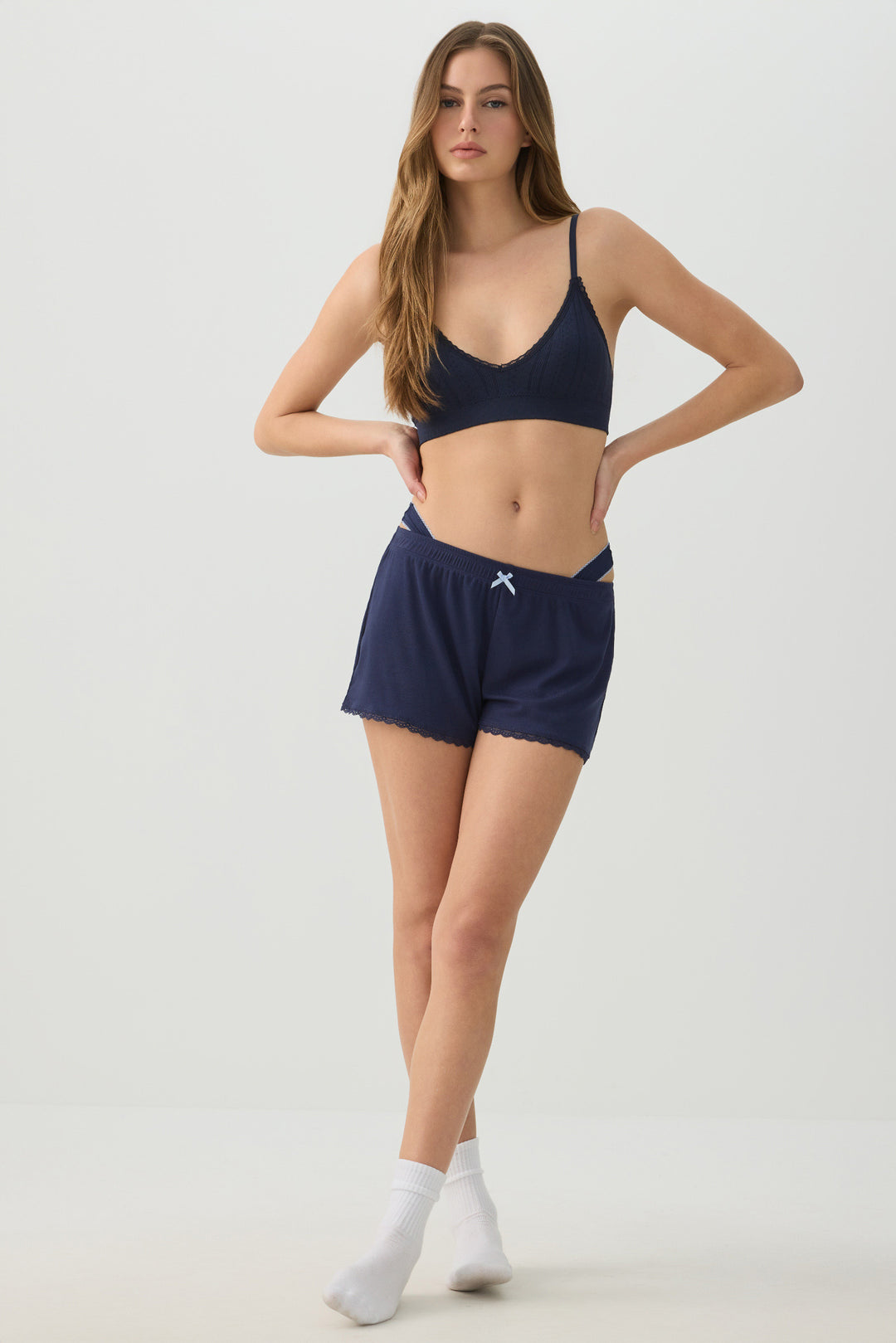 Everyday Pointelle Bralette with Removable Foam