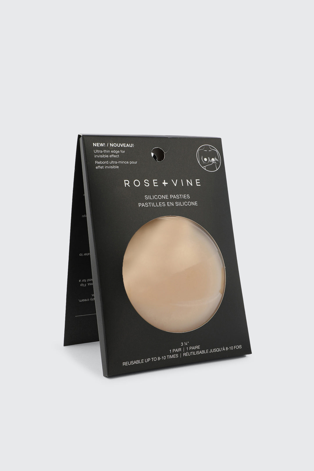Pastilles en silicone invisibles