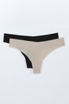 2-Pack Invisible Thong Panties