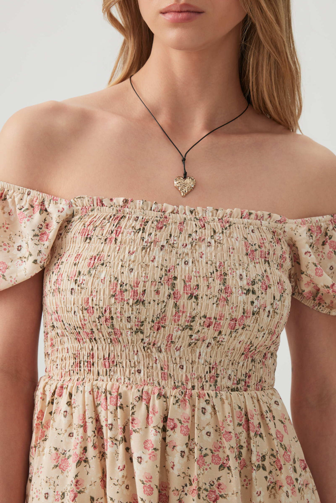 Floral Tiered Midi Dress