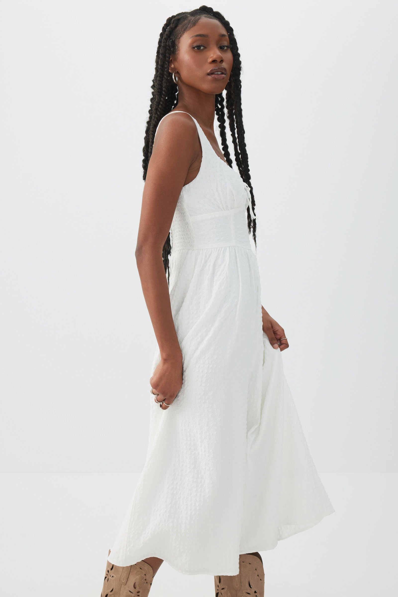 Milkmaid Midi Dress – Ardene