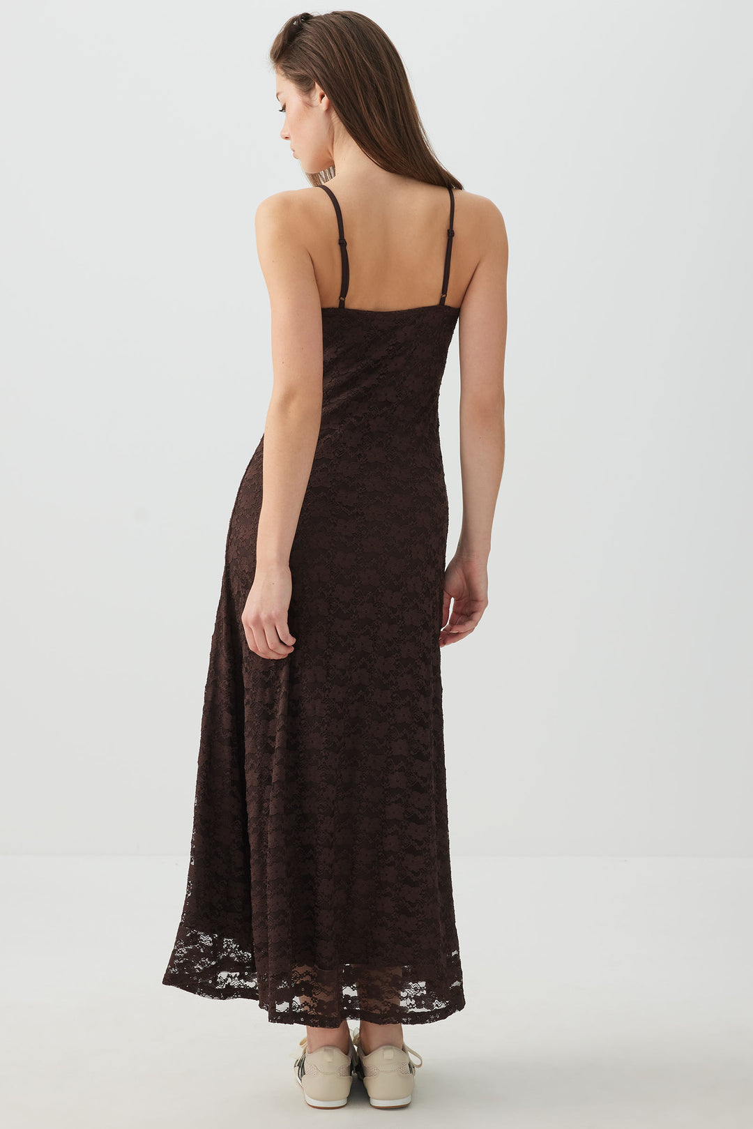 Robe maxi en dentelle