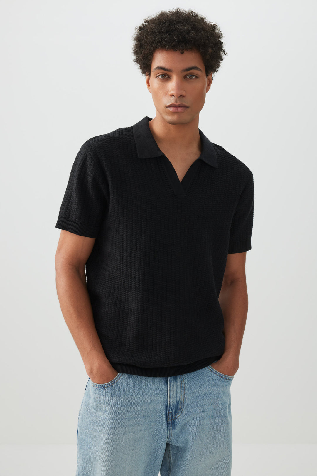 Knitted Polo Shirt