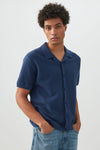 Johnny Collar Short Sleeve Sweater