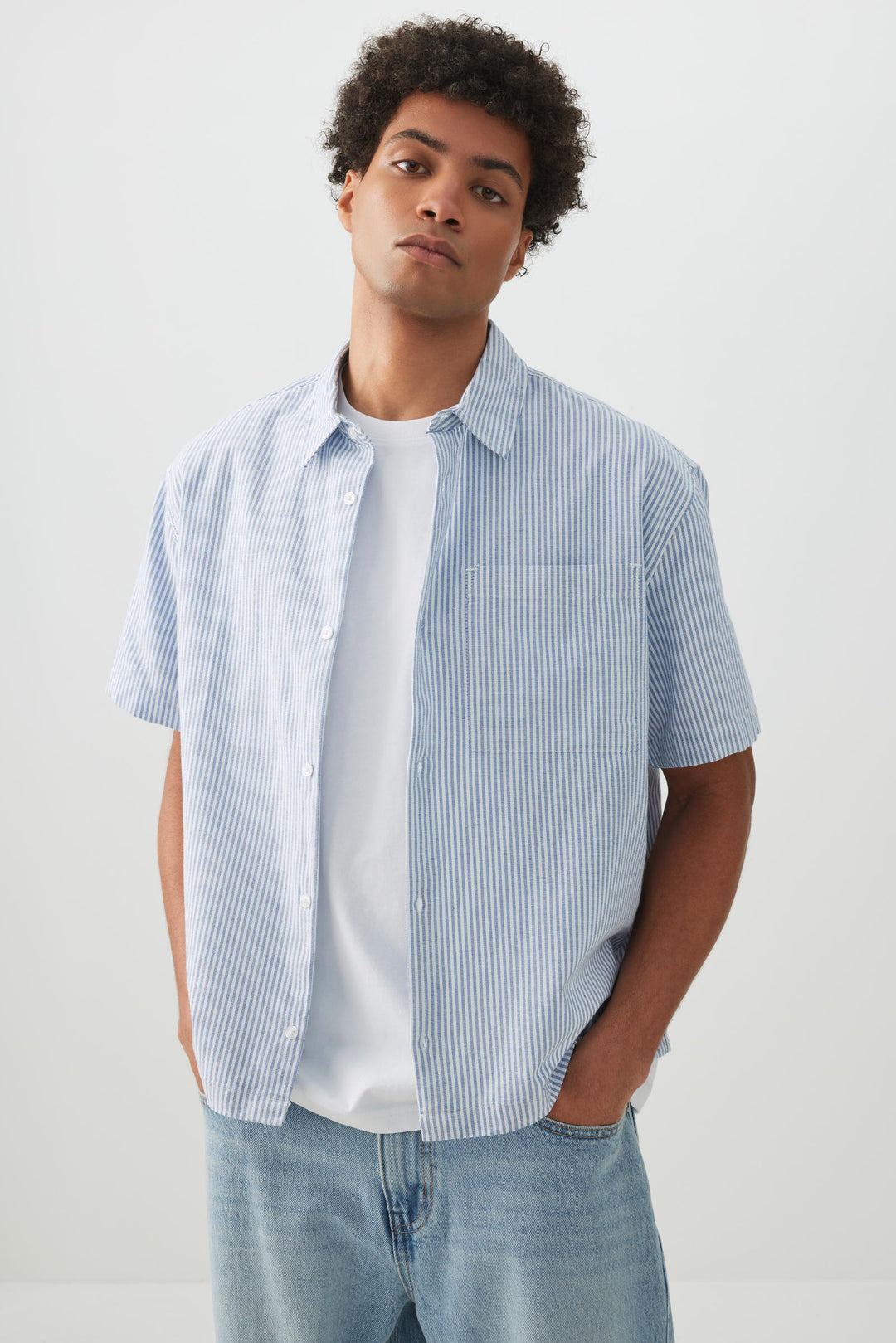 Striped Short Sleeve Shirt