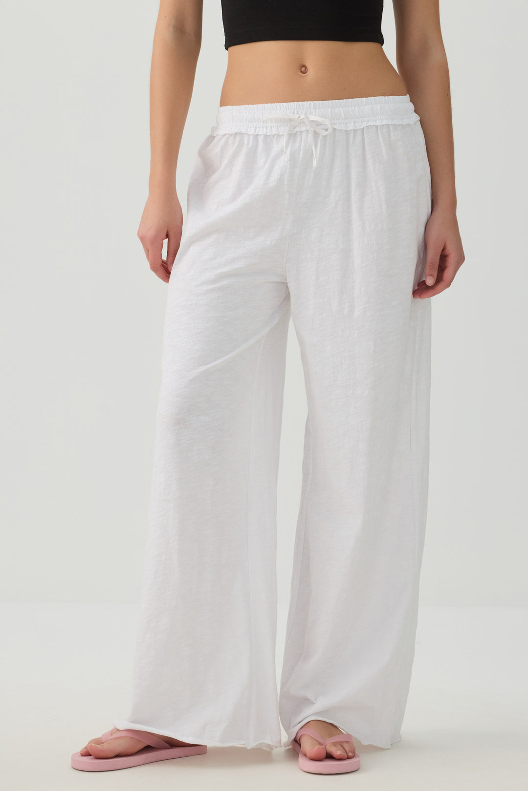Jersey Wide Leg Pants
