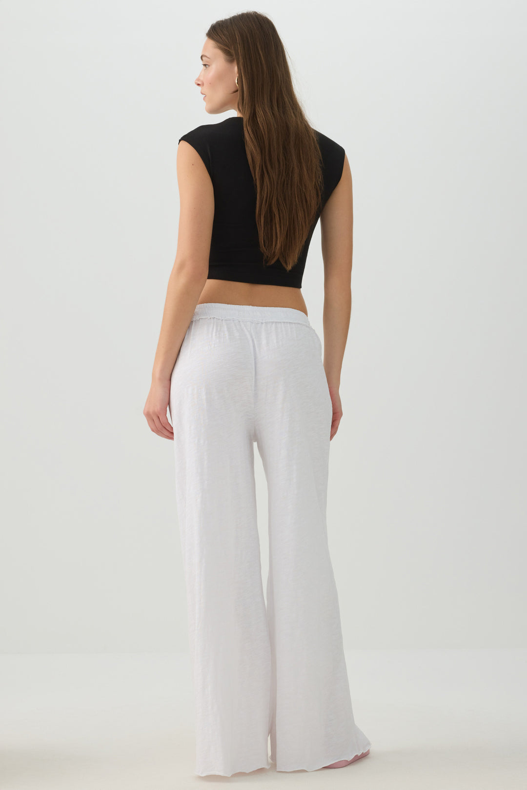 Jersey Wide Leg Pants