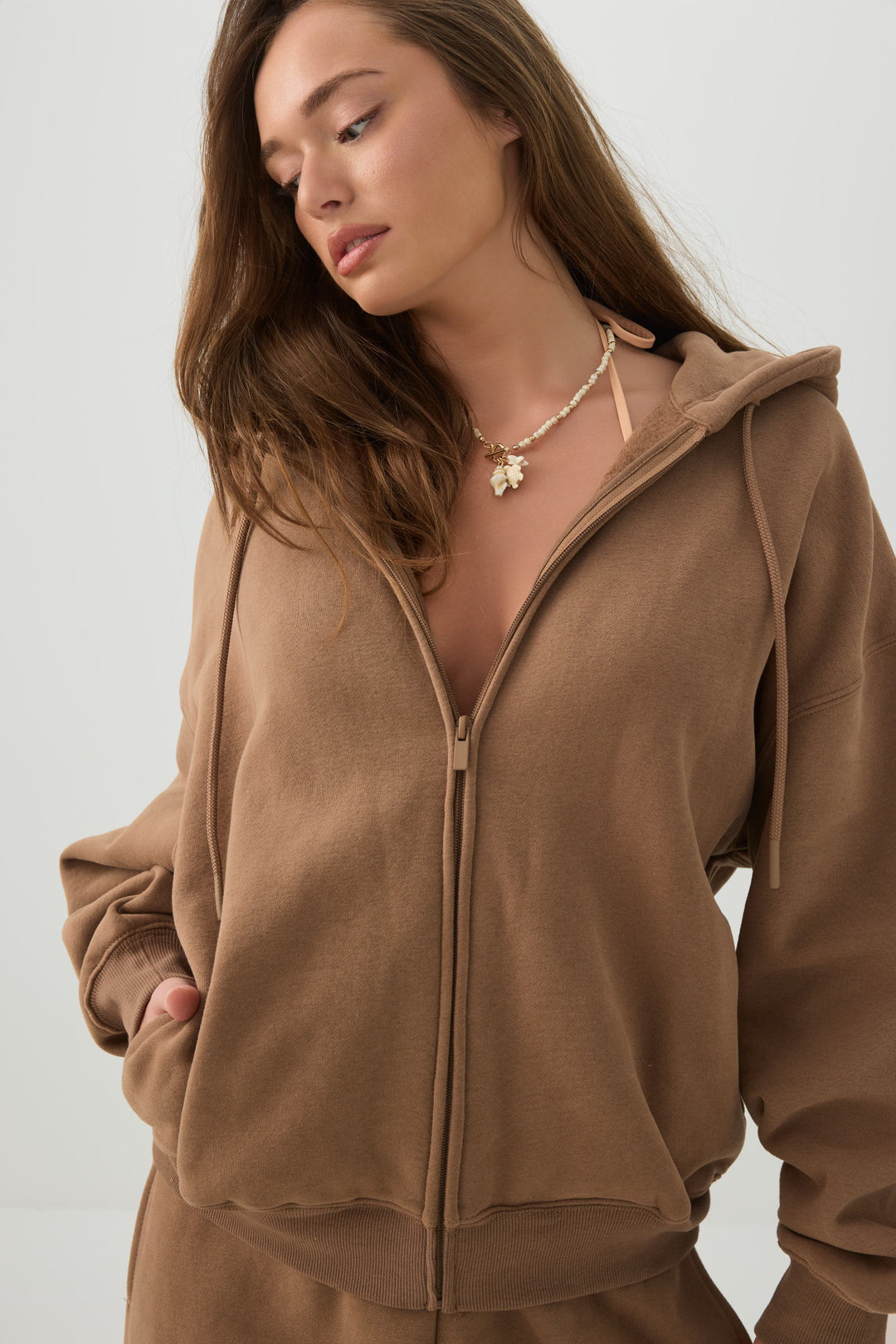 MADESOFT™ Fleece Oversized Zip Up Hoodie